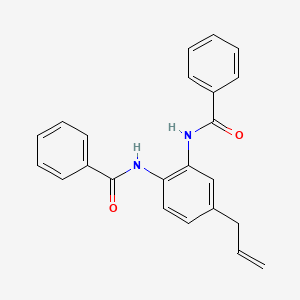 molecular formula C23H20N2O2 B12535118 N,N'-Dibenzoyl-4-allylbenzene-1,2-diamine CAS No. 820246-24-0