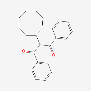 2-(Cyclooct-2-en-1-yl)-1,3-diphenylpropane-1,3-dione