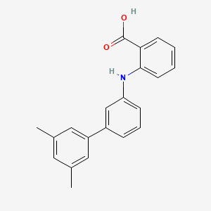 molecular formula C21H19NO2 B12535149 2-(3',5'-Dimethyl-biphenyl-3-ylamino)-benzoic acid CAS No. 783325-75-7