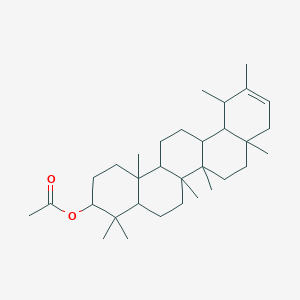 molecular formula C32H52O2 B1253517 psi-Taraxasteryl acetate CAS No. 105609-34-5