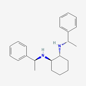 (1R,2R)-N~1~,N~2~-Bis[(1S)-1-phenylethyl]cyclohexane-1,2-diamine