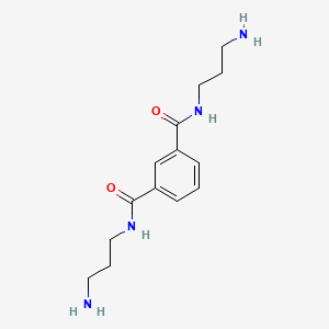 molecular formula C14H22N4O2 B12535200 N~1~,N~3~-Bis(3-aminopropyl)benzene-1,3-dicarboxamide CAS No. 819883-45-9