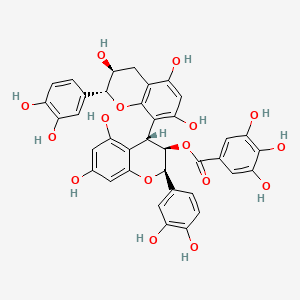 molecular formula C37H30O16 B1253525 原花青素 B1 3-O-没食子酸酯 