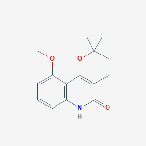 molecular formula C15H15NO3 B1253526 haplophytin A 
