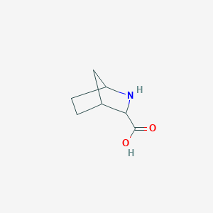 molecular formula C7H11NO2 B1253527 2-Azabicyclo[2.2.1]heptane-3-carboxylic acid CAS No. 88260-06-4