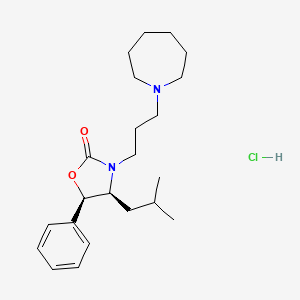molecular formula C22H35ClN2O2 B1253530 Ipenoxazone hydrochloride CAS No. 118635-68-0