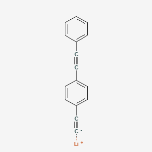 Lithium, [[4-(phenylethynyl)phenyl]ethynyl]-