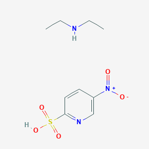 N-ethylethanamine;5-nitropyridine-2-sulfonic acid