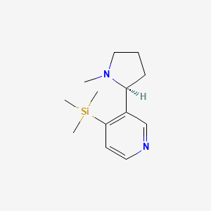 Pyridine, 3-[(2S)-1-methyl-2-pyrrolidinyl]-4-(trimethylsilyl)-