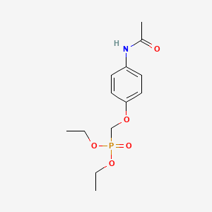 Diethyl [(4-acetamidophenoxy)methyl]phosphonate