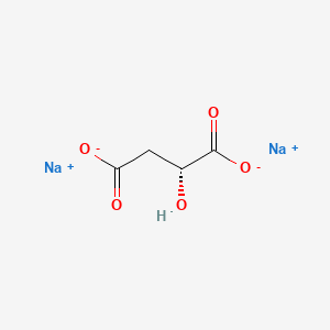 molecular formula C4H4Na2O5 B1253541 Sodium malate, (+)- CAS No. 51209-20-2