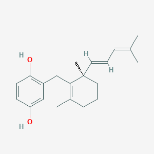 molecular formula C21H28O2 B1253544 Riccardiphenol B 