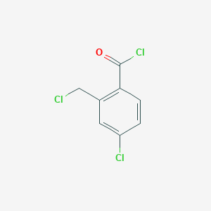 Benzoyl chloride, 4-chloro-2-(chloromethyl)-