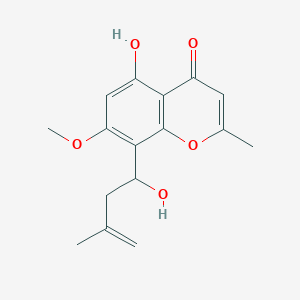 molecular formula C16H18O5 B1253546 Performone B 