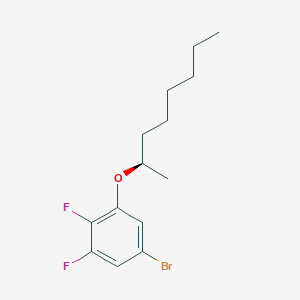 Benzene, 5-bromo-1,2-difluoro-3-[[(1R)-1-methylheptyl]oxy]-