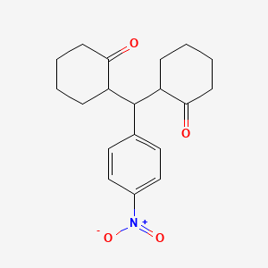 2,2'-[(4-Nitrophenyl)methylene]di(cyclohexan-1-one)