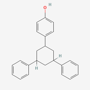 molecular formula C24H24O B1253549 4-(3,5-Diphenylcyclohexyl)phenol CAS No. 33330-65-3