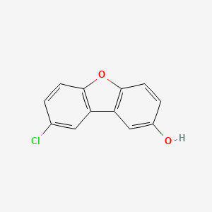 molecular formula C12H7ClO2 B1253550 8-氯-2-二苯并呋喃酚 CAS No. 74423-73-7