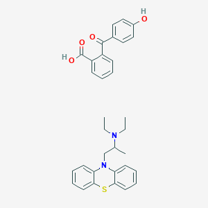 molecular formula C33H34N2O4S B1253551 Profenamine hibenzate 