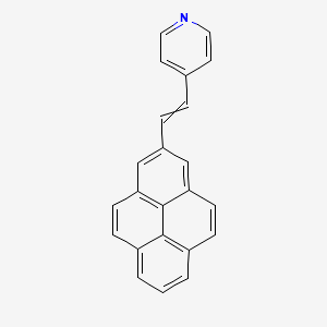 4-[2-(Pyren-2-YL)ethenyl]pyridine