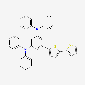 5-([2,2'-Bithiophen]-5-yl)-N~1~,N~1~,N~3~,N~3~-tetraphenylbenzene-1,3-diamine