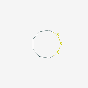 molecular formula C6H12S3 B1253563 1,2,3-Trithionane CAS No. 61775-36-8