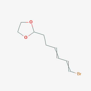 2-(6-Bromohexa-3,5-dien-1-yl)-1,3-dioxolane