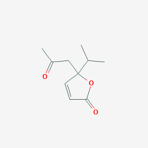 2(5H)-Furanone, 5-(1-methylethyl)-5-(2-oxopropyl)-