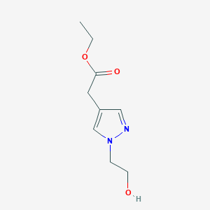 Ethyl [1-(2-hydroxyethyl)-1H-pyrazol-4-yl]acetate