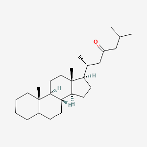 molecular formula C27H46O B12535707 Cholestan-23-one CAS No. 870152-00-4