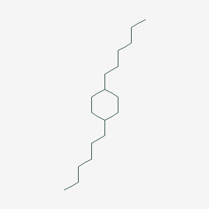 molecular formula C18H36 B12535717 1,4-Dihexylcyclohexane CAS No. 820233-09-8