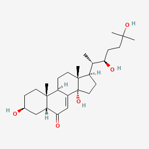 molecular formula C27H44O5 B1253580 2-去氧蛻皮激素 