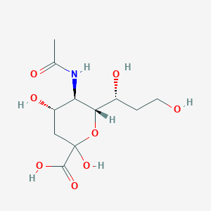 molecular formula C11H19NO8 B1253581 N-Acetyl-8-deoxyneuraminic acid 