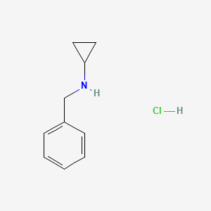 molecular formula C10H14ClN B1253583 N-Cyclopropylbenzylamine HCl CAS No. 39959-74-5