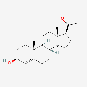 molecular formula C21H32O2 B1253585 (3beta)-3-Hydroxypregn-4-en-20-one 