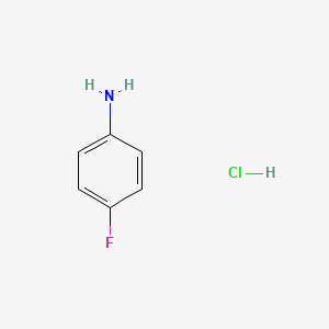 molecular formula C6H7ClFN B1253587 4-Fluoroaniline hydrochloride CAS No. 2146-07-8