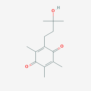 2-(3'-Hydroxy-3'-methylbutyl)-3,5,6-trimethyl-1,4-benzoquinone