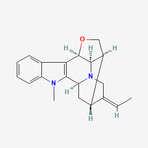 molecular formula C20H22N2O B1253594 Dehydro-16-epiaffinisine 