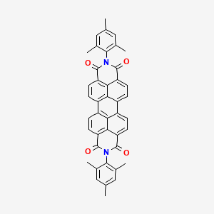 molecular formula C42H30N2O4 B1253598 N,N-双(2,4,6-三甲基苯基)-3,4:9,10-苝二(二羧亚胺) 