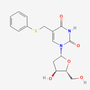 molecular formula C16H18N2O5S B1253603 5-(Phenylthiomethyl)-2'-deoxyuridine 
