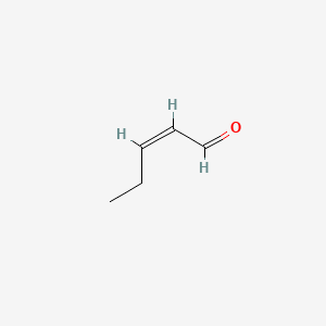 molecular formula C5H8O B1253610 (Z)-2-Pentenal CAS No. 1576-86-9