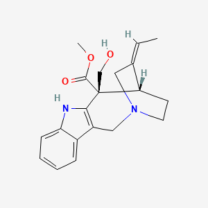 molecular formula C20H24N2O3 B1253618 19,20-E-瓦勒萨胺 