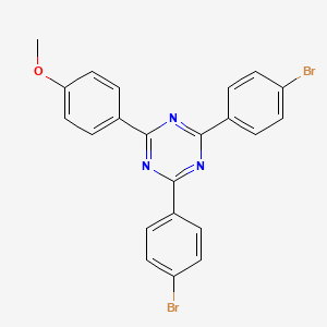 2,4-Bis(4-bromophenyl)-6-(4-methoxyphenyl)-1,3,5-triazine