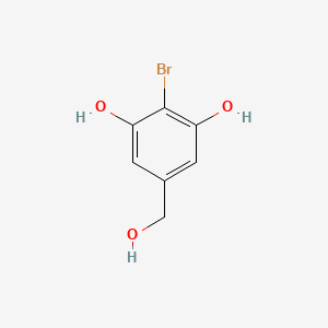 2-Bromo-5-(hydroxymethyl)benzene-1,3-diol