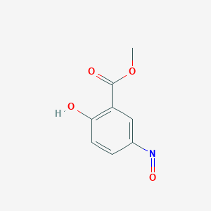 molecular formula C8H7NO4 B125363 甲基2-羟基-5-亚硝基苯甲酸酯 CAS No. 202117-16-6