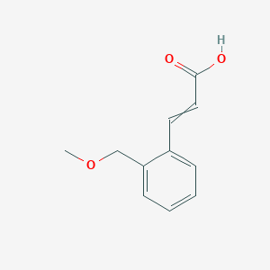 3-[2-(Methoxymethyl)phenyl]prop-2-enoic acid