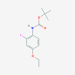 Carbamic acid, (4-ethoxy-2-iodophenyl)-, 1,1-dimethylethyl ester