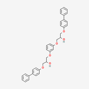 1,1'-[1,3-Phenylenebis(oxy)]bis{3-[([1,1'-biphenyl]-4-yl)oxy]propan-2-ol}