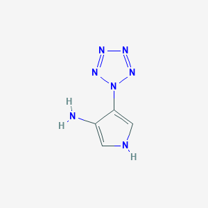 4-(1H-Pentazol-1-yl)-1H-pyrrol-3-amine