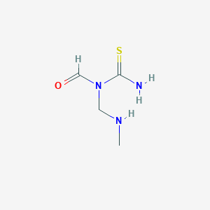 N-Carbamothioyl-N-[(methylamino)methyl]formamide